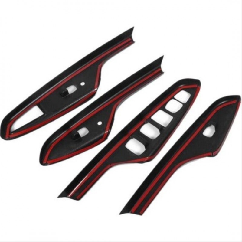 Kona ıçın uyumlu kapı kolçak kaplama - pıano black