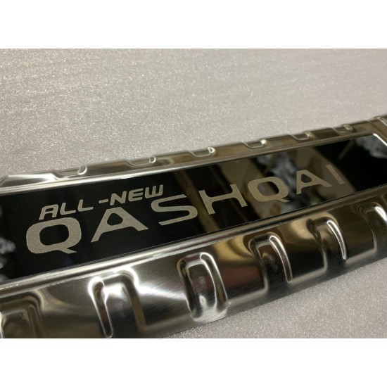 Qashqaı 2016-2018 ıçın uyumlu bagaj esık koruma - krom