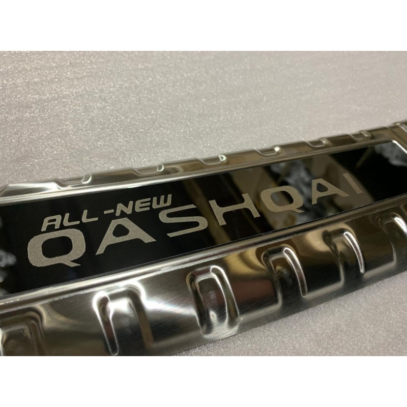 Qashqaı 2016-2018 ıçın uyumlu bagaj esık koruma - krom