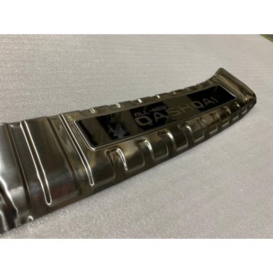 Qashqaı 2016-2018 ıçın uyumlu bagaj esık koruma - krom