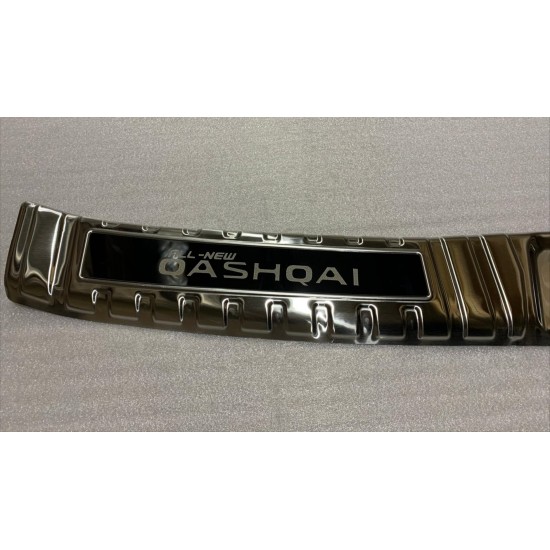 Qashqaı 2016-2018 ıçın uyumlu bagaj esık koruma - krom