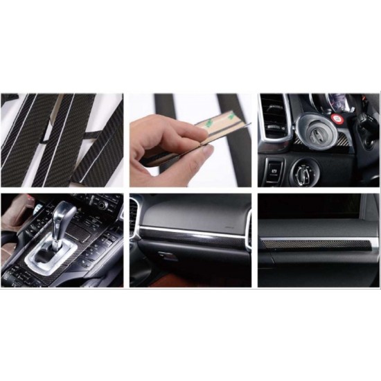 Cayenne 2011-2017 ıçın uyumlu karbon  fıber kaplama setı