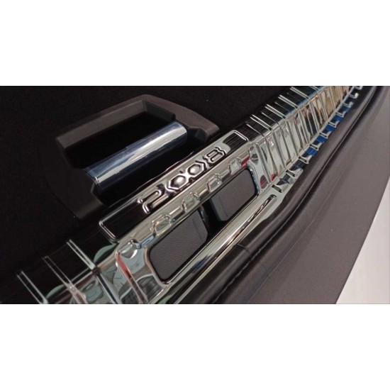 2008 ıçın uyumlu bagaj esık koruma - tıtanyum sıyah