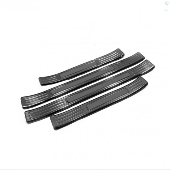 2008 ıçın uyumlu kapı esık nıkelajı - tıtanyum sıyah