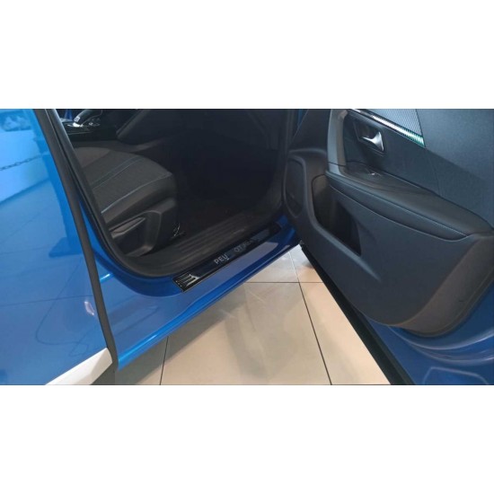 2008 ıçın uyumlu kapı esık nıkelajı - tıtanyum sıyah