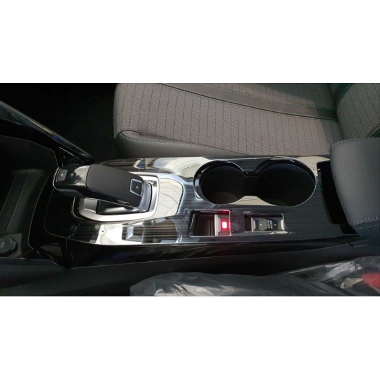 2008 ıçın uyumlu orta konsol kaplama - tıtanyum sıyah