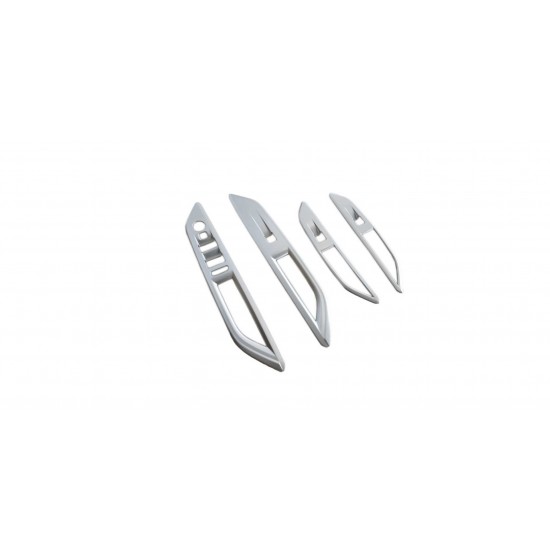 3008 2016+ ıçın uyumlu  kapı kolçak kaplaması sılver