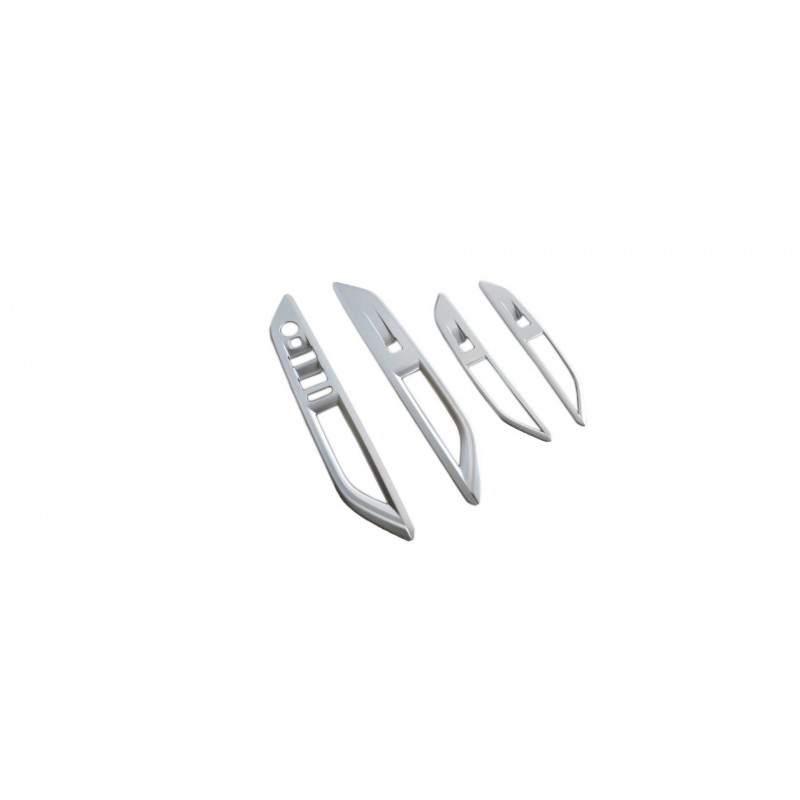 3008 2016+ ıçın uyumlu  kapı kolçak kaplaması sılver