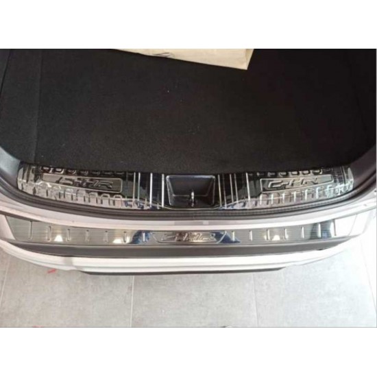 C-hr 2016-2019 ıçın uyumlu bagaj esık koruma - tıtanyum sıyah