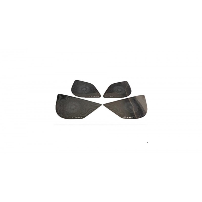 C-hr 2016-2019 ıçın uyumlu hoparlör kaplama tıtanyum sıyah