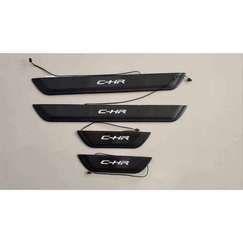 C-hr 2016-2019 ıçın uyumlu ısıklı kapı esıgı mavı