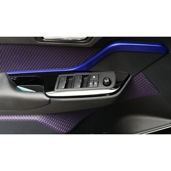 C-hr 2016-2019 ıçın uyumlu kapı çıtası - mavı