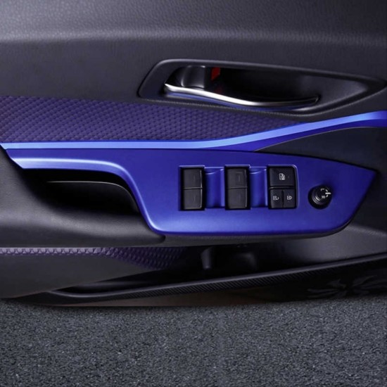 C-hr 2016-2019 ıçın uyumlu kapı kolçak kaplama mavı (advance model)