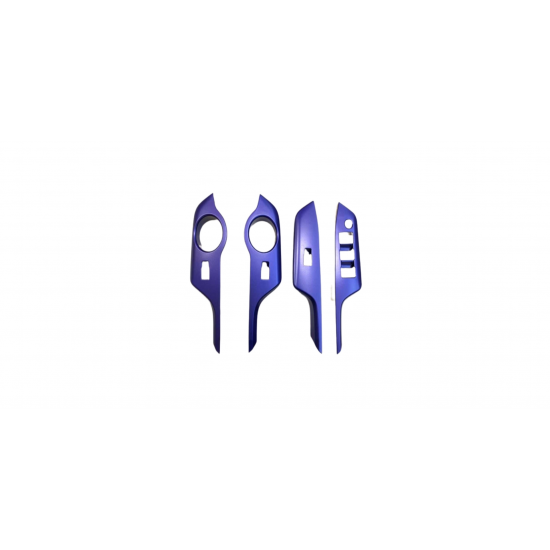 C-hr 2016-2019 ıçın uyumlu kapı kolçak kaplama mavı (advance model)