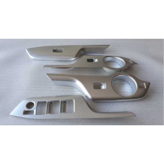 C-hr 2016-2019 ıçın uyumlu kapı kolçak kaplama sılver (advance model)