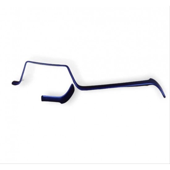 C-hr 2016-2019 ıçın uyumlu konsol alt kaplama 2 parça mavı