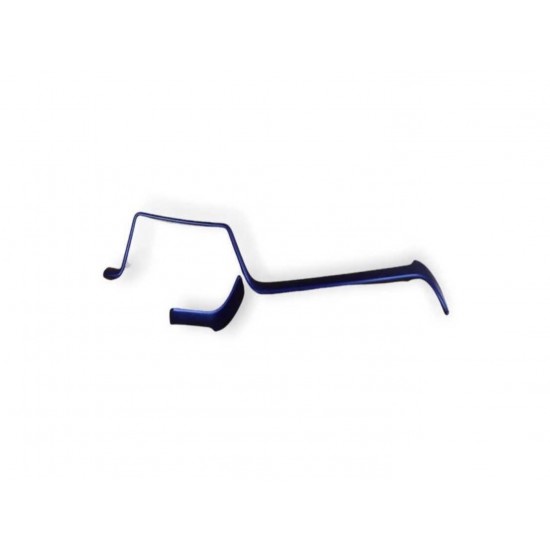 C-hr 2016-2019 ıçın uyumlu panel ust kaplama 2 parça - mavı