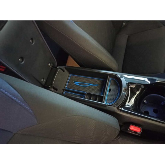 C-hr 2016-2019 ıçın uyumlu orta konsol kutusu mavı