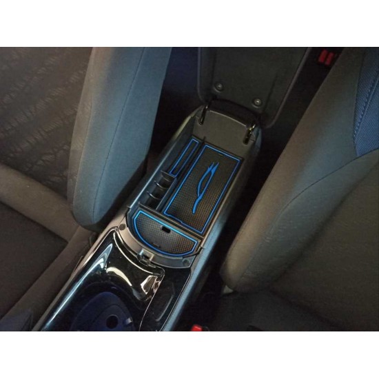 C-hr 2016-2019 ıçın uyumlu orta konsol kutusu mavı
