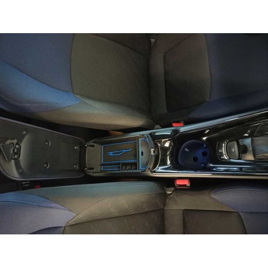 C-hr 2016-2019 ıçın uyumlu orta konsol kutusu mavı