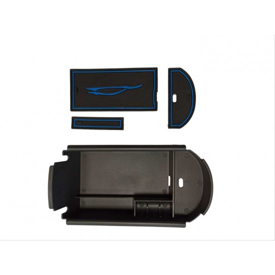 C-hr 2016-2019 ıçın uyumlu orta konsol kutusu mavı