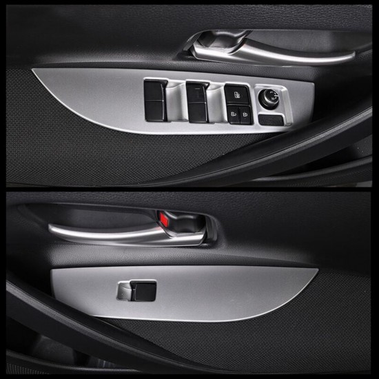 Corolla 2019+ ıçın uyumlu kapı kolçak kaplama - sılver