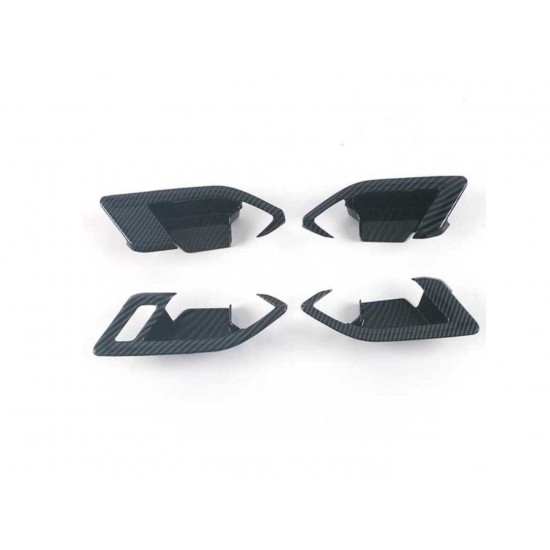 Golf 8 ıçın uyumlu ıc kapı acma kolu kaplama - karbon