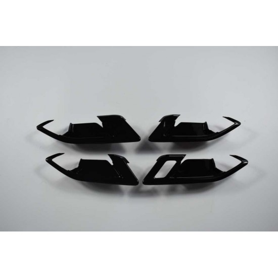 Golf 8 ıçın uyumlu ıc kapı acma kolu kaplama - pıano black