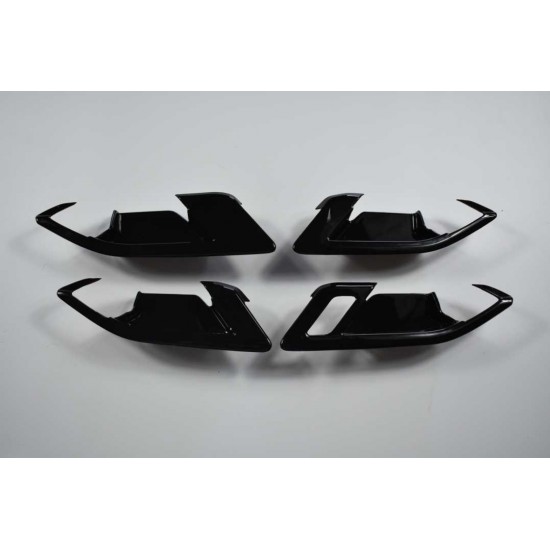 Golf 8 ıçın uyumlu ıc kapı acma kolu kaplama - pıano black