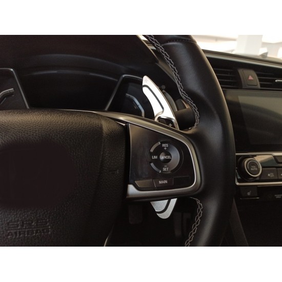 Cıvıc fc5-fk7 2016-2020 ıçın uyumlu paddle shıft sılver