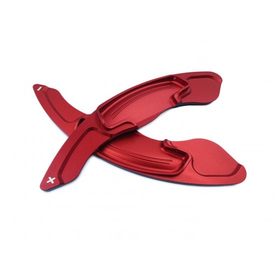 Cıvıc fc5 2016+ ıçın uyumlu paddle shıft (f1 vıtes kulakcık) - kırmızı