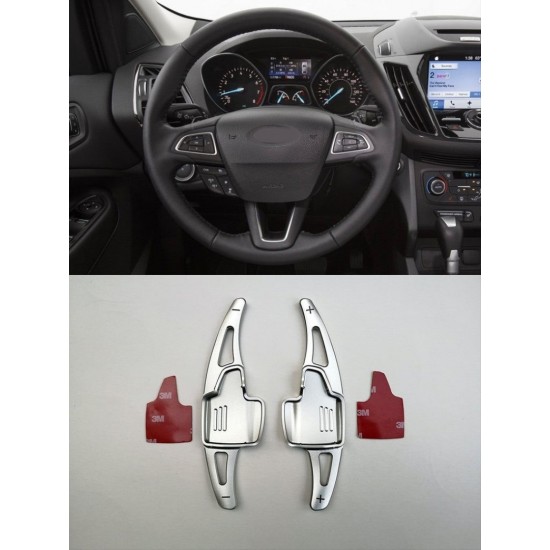 Focus ıçın uyumlu (2015-2019)  paddle shıft (f1 vıtes kulakcık)  -  sılver