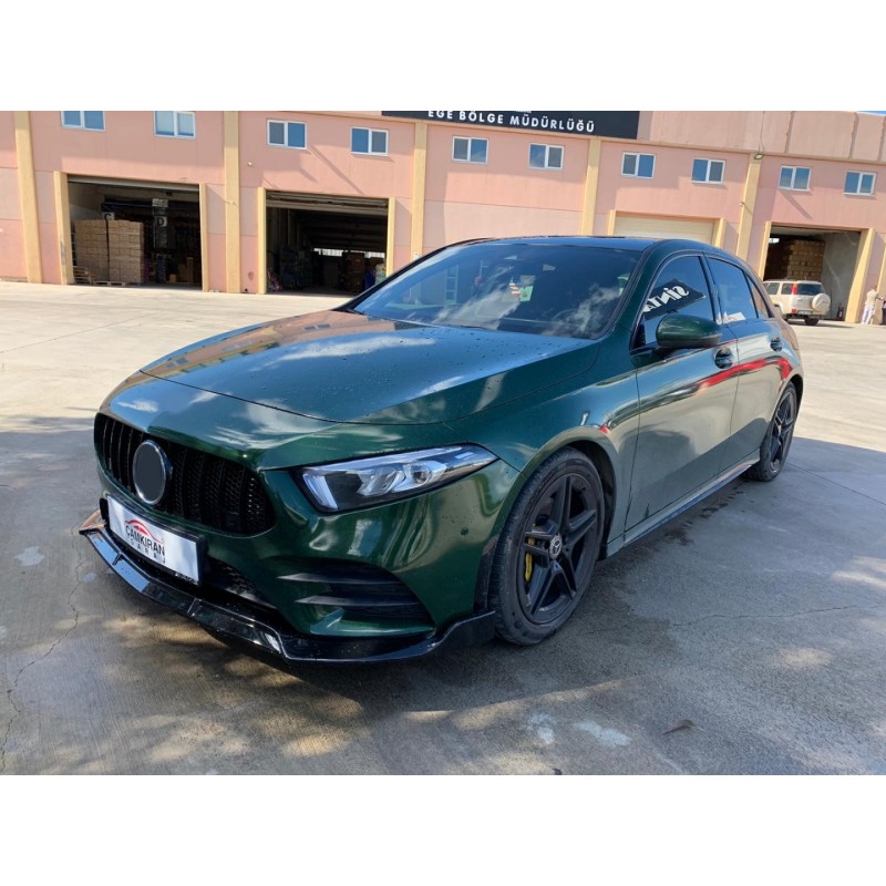 W177 a serısı ıçın ön lıp   - pıano black (parlak sıyah)   (style ve progressıve donanım ıçın)