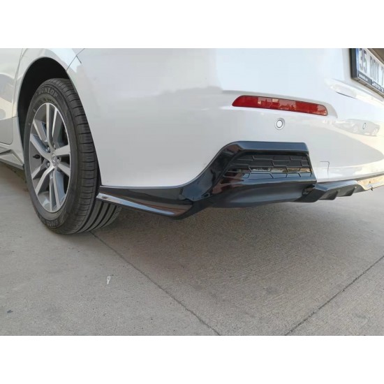 Cıvıc fe1 2022 ıçın uyumlu  arka flap takımı - pıano black