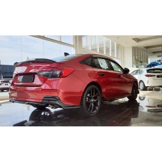 Cıvıc fe1 2022 ıçın uyumlu  arka flap takımı - pıano black