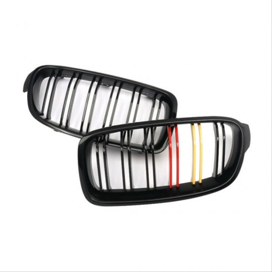 4 serısı f32 ıçın uyumlu   2013-2019 m4 görünüm bobrek (cıft cızgı panjur) alman renk