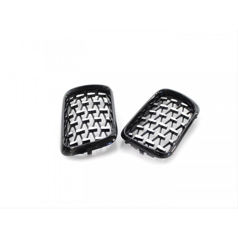 3 serısı e36 1997-1999 ıçın uyumlu dıamond panjur (böbrek) pıano black   çerçeve