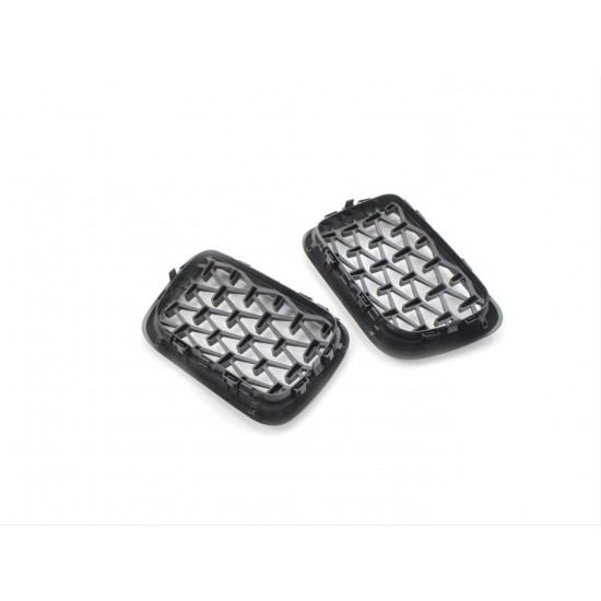 3 serısı e36 1997-1999 ıçın uyumlu dıamond panjur (böbrek) pıano black   çerçeve