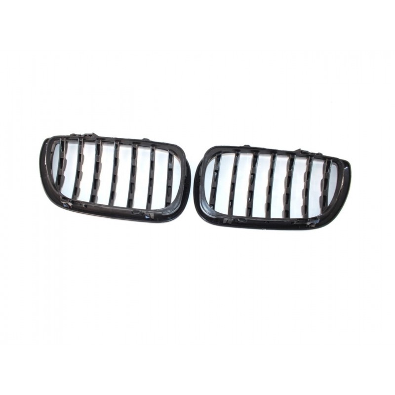 3 serısı 2002-2004 e46 ıçın uyumlu dıamond panjur (böbrek)  pıano black   çerçeve