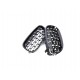 5 serısı e60 2004-2009 ıçın uyumlu dıamond panjur (böbrek) pıano black  çerçeve