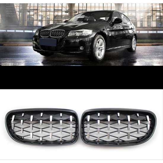 3 serısı e90 2008-2011 ıçın uyumlu dıamond panjur (böbrek)