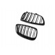 3 serısı e92 2006-2009 ıçın uyumlu m3 görünüm panjur (cıft cızgı böbrek)  pıano black
