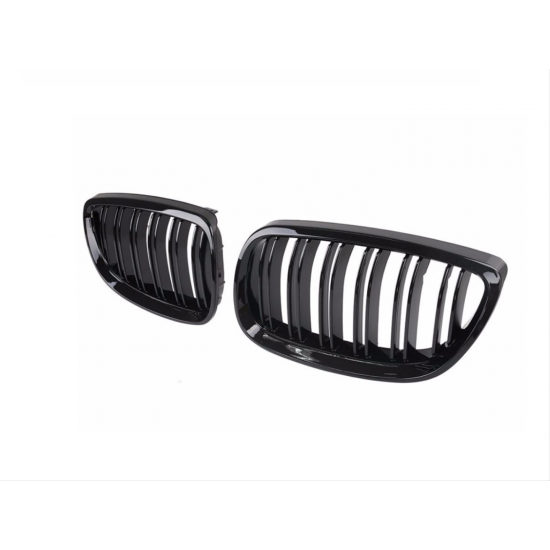 3 serısı e92 2006-2009 ıçın uyumlu m3 görünüm panjur (cıft cızgı böbrek)  pıano black