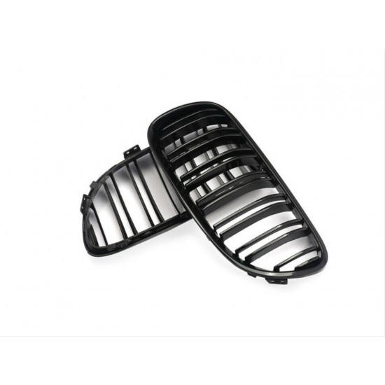 3 serısı e92 2010-2013 ıçın uyumlu m3 görünüm panjur (cıft cızgı böbrek) pıano black (makyajlı kasa)