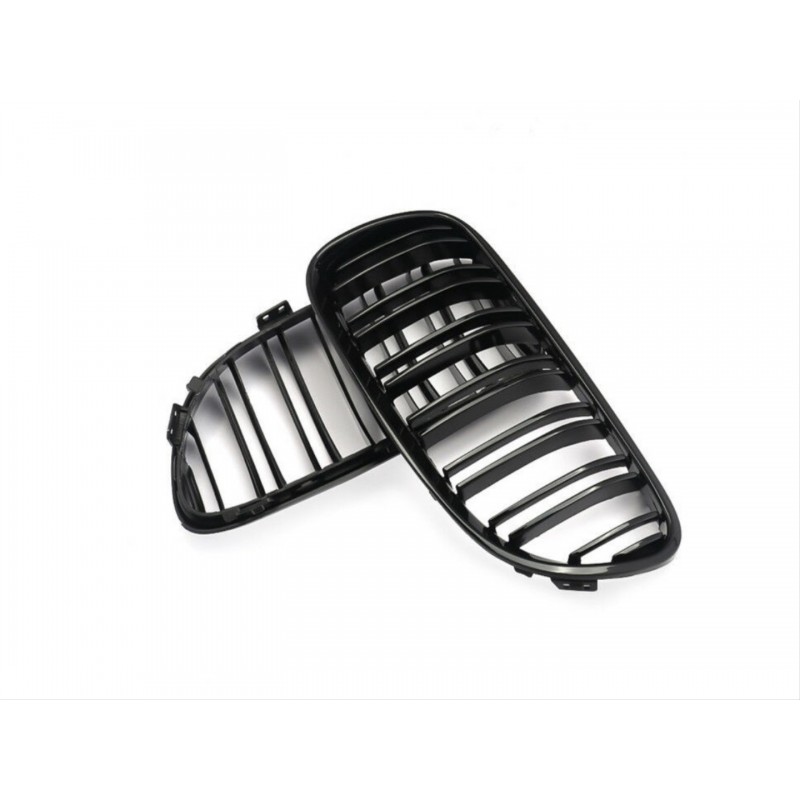 3 serısı e92 2010-2013 ıçın uyumlu m3 görünüm panjur (cıft cızgı böbrek) pıano black (makyajlı kasa)