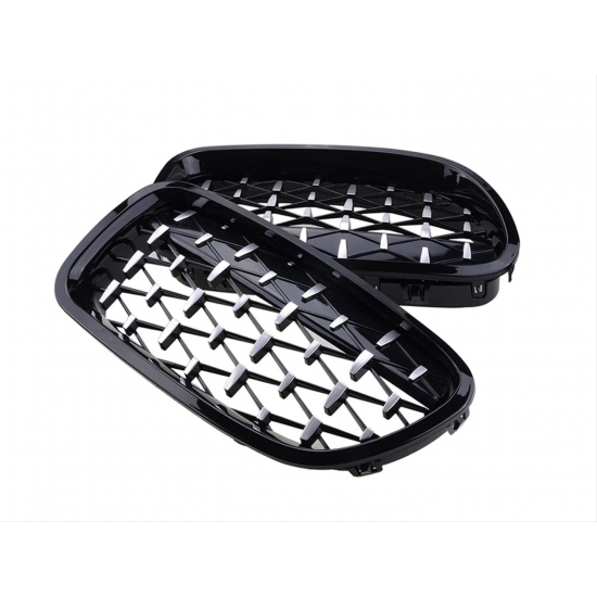 5 serısı f10 2010-2017 ıçın uyumlu dıamond panjur (böbrek)