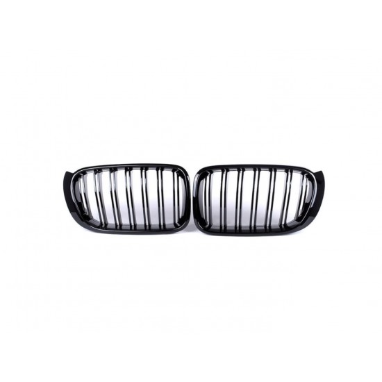 X3 serısı f25 2014-2018 ıçın uyumlu m panjur (çıft çızgı böbrek) pıano black