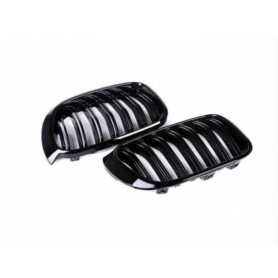 X3 serısı f25 2014-2018 ıçın uyumlu m panjur (çıft çızgı böbrek) pıano black