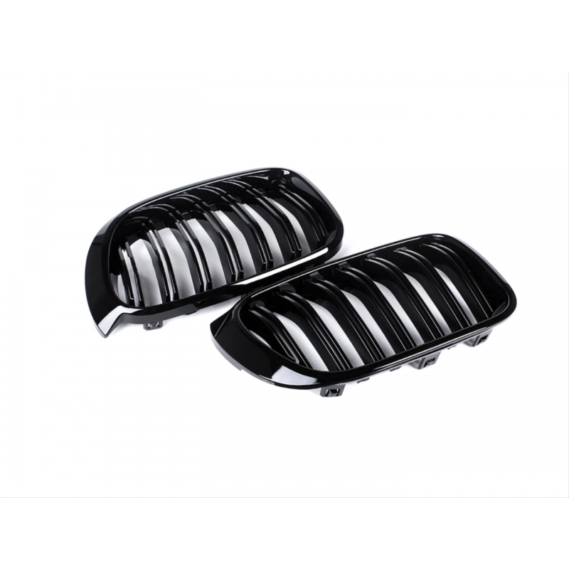 X3 serısı f25 2014-2018 ıçın uyumlu m panjur (çıft çızgı böbrek) pıano black