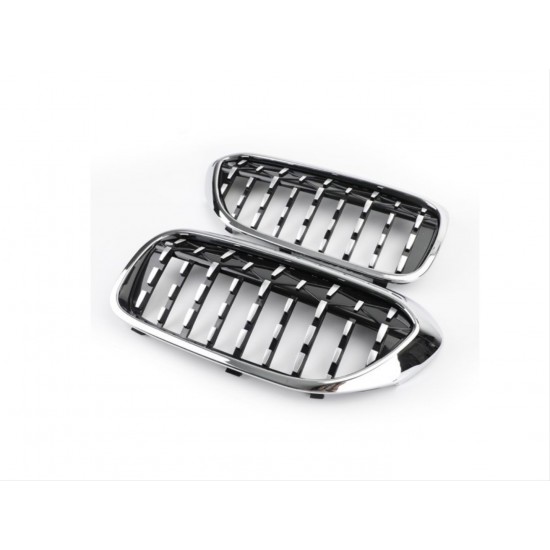 5 serısı 2017-2020 g30 ıçın uyumlu  dıamond bobrek - krom çerçeve